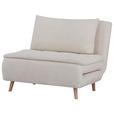 SCHLAFSOFA Cord Beige  - Beige/Naturfarben, Design, Holz/Textil (105/80/90cm) - Carryhome