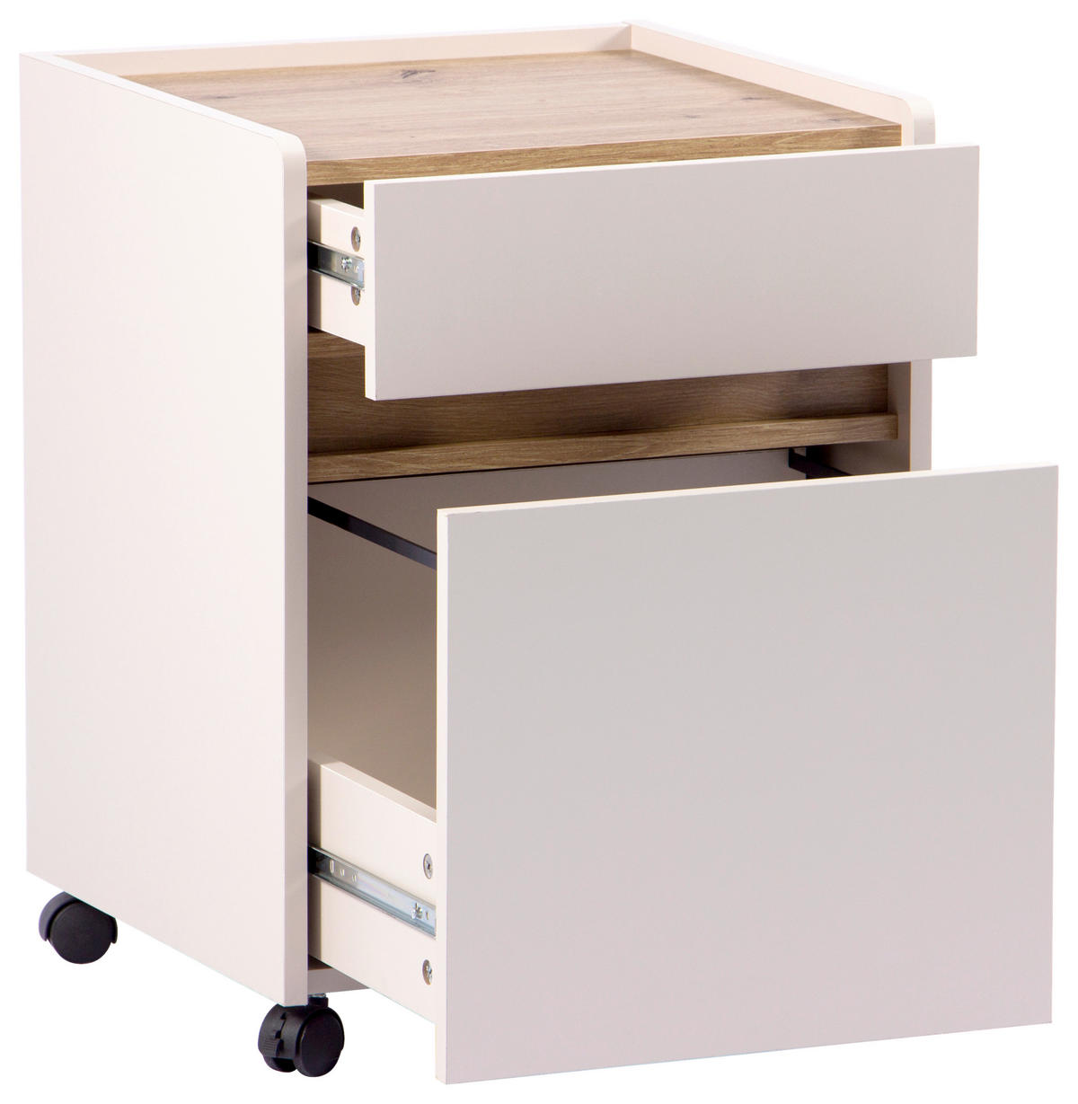 ROLLCONTAINER 43/57/43 cm  - Kaschmir/Eiche Artisan, MODERN, Holzwerkstoff/Kunststoff (43/57/43cm) - MID.YOU