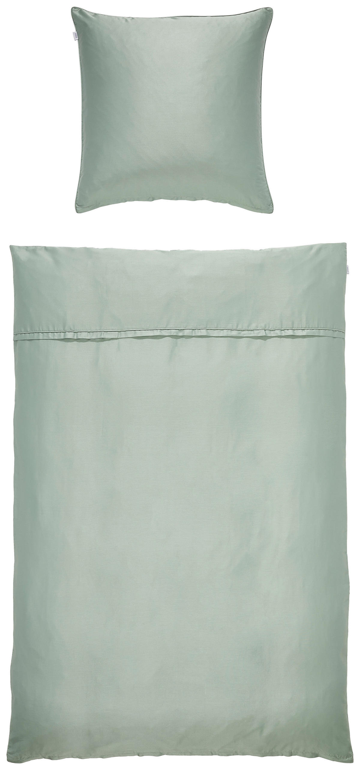 WENDEBETTWÄSCHE SW-Pure 155/220 cm  - Salbeigrün, Basics, Textil (155/220cm) - Schöner Wohnen