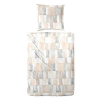 BETTWÄSCHE Perkal 135/200 cm  - Beige, Basics, Textil (135/200cm)