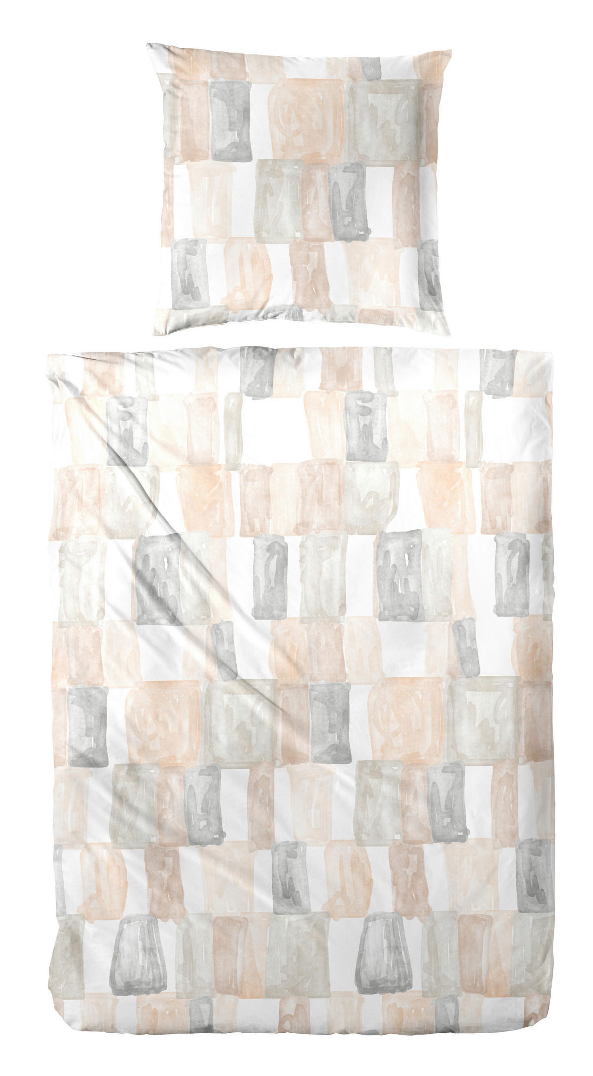 BETTWÄSCHE Perkal 135/200 cm  - Beige, Basics, Textil (135/200cm)