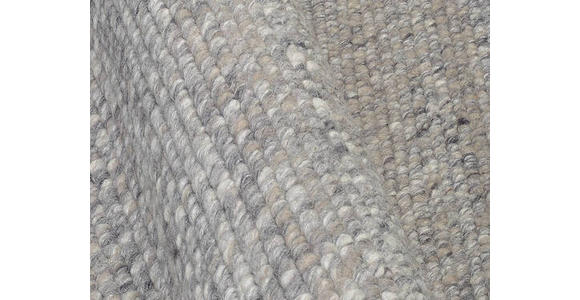 HANDWEBTEPPICH 200/200 cm Helsinki - Grau, Basics, Textil (200/200cm) - Linea Natura