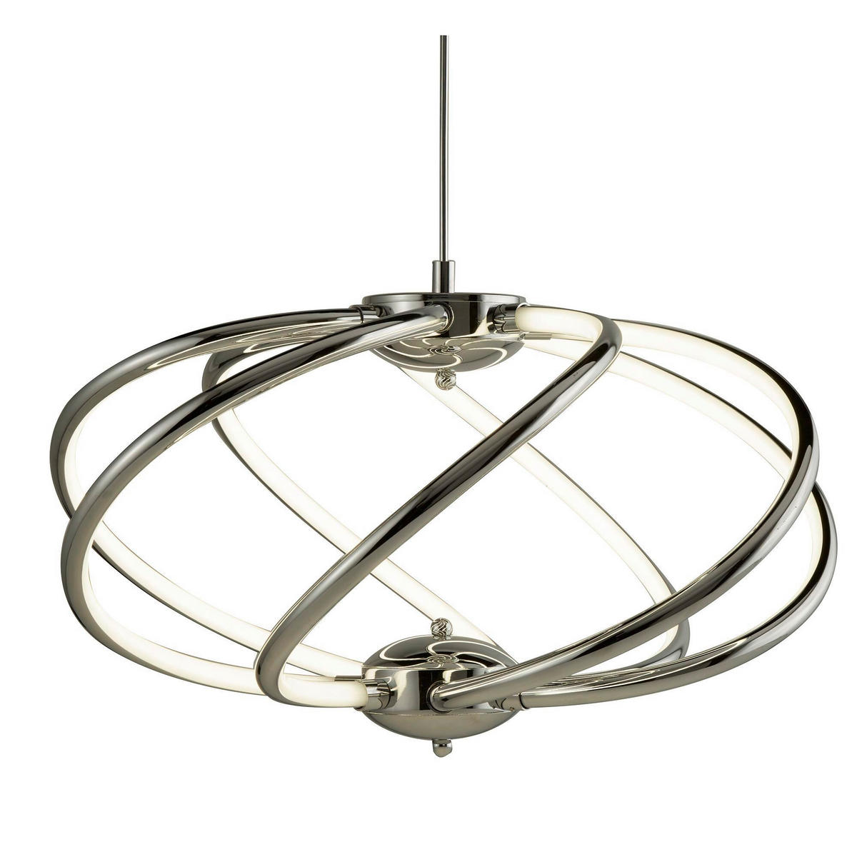 LED-HÄNGELEUCHTE Magic 51/50 cm   - Chromfarben, Basics, Kunststoff/Metall (51/50cm) - Searchlight