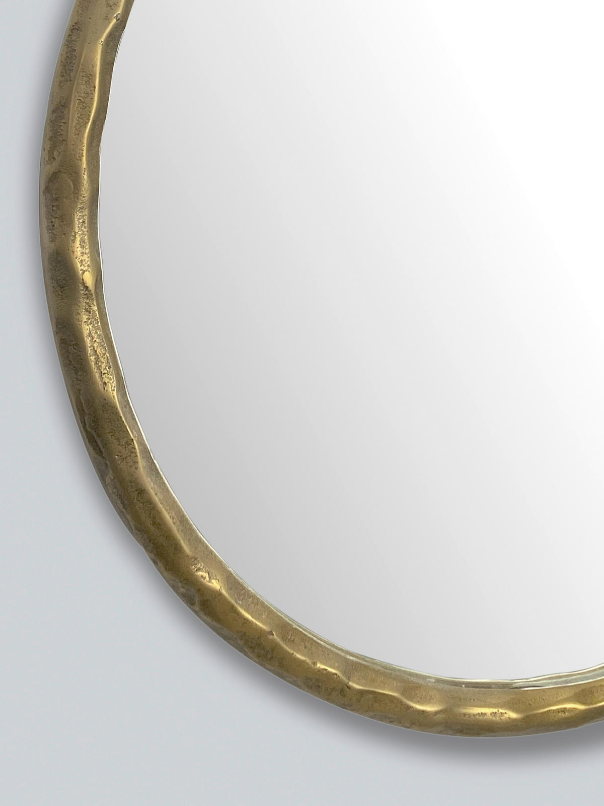 STENSKO OGLEDALO, 60/60/4 cm steklo  - zlate barve, Design, kovina/steklo (60/60/4cm) - MID.YOU