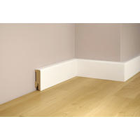 SOCKELLEISTE, Weiss RAL9016  - Basics, Holz (240/5/1,6cm) - Tilo