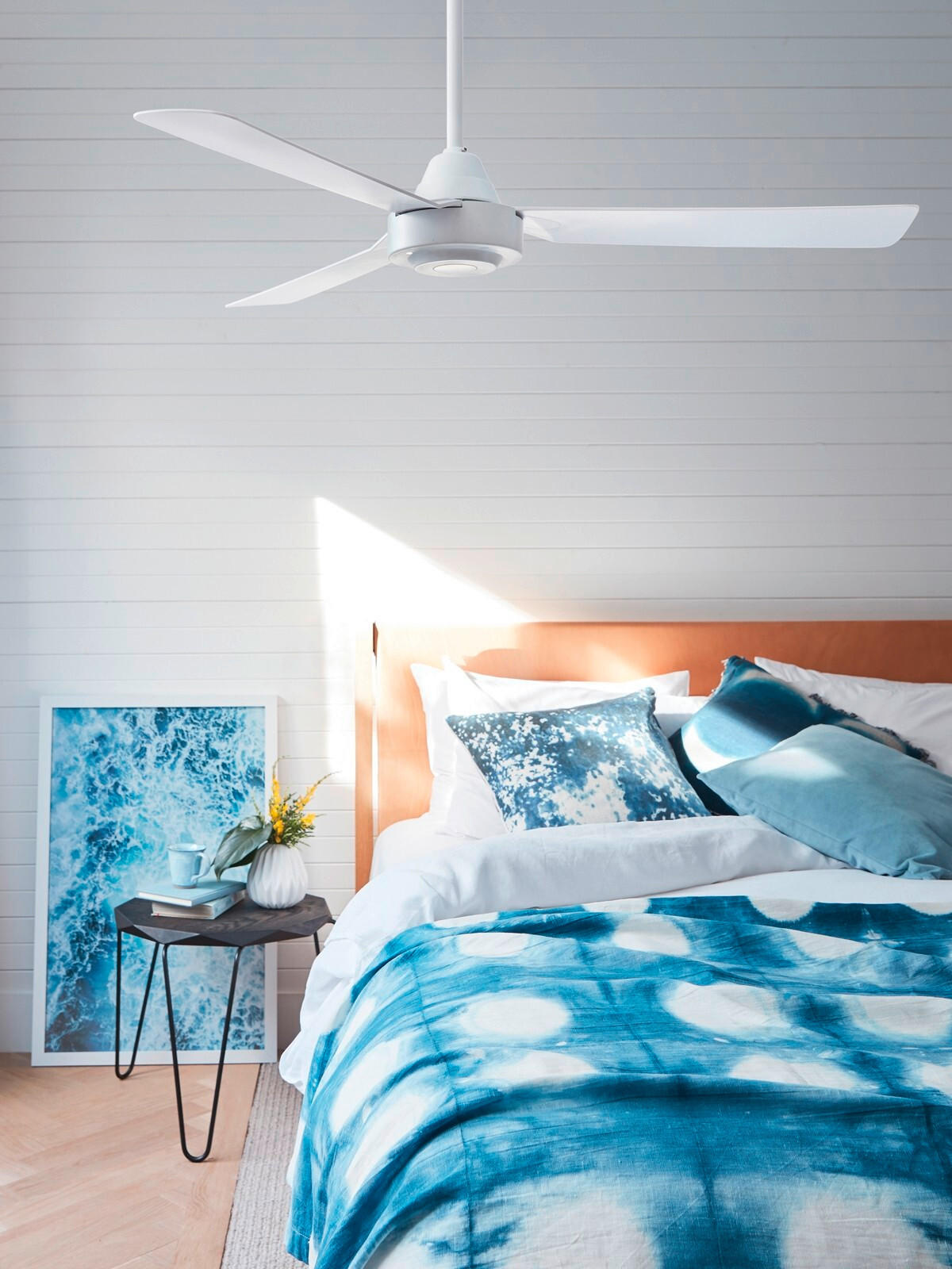 DECKENVENTILATOR  122/31 cm    - Weiss, Design, Kunststoff (122/31cm) - P & B