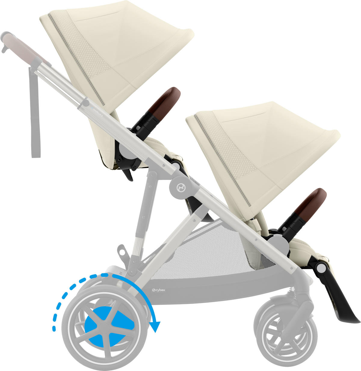NASTAVAK ZA SPORTSKA KOLICA  GAZELLE S  - bež, Basics, tekstil (43/21/54cm) - Cybex