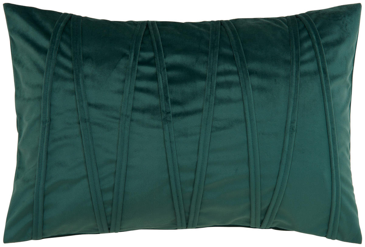DÍSZPÁRNAHUZAT 40/60 cm  - sötétzöld, Basics, textil (40/60cm) - Novel