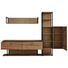WOHNWAND in Schwarz, Eichefarben - Eichefarben/Schwarz, KONVENTIONELL, Holz/Holzwerkstoff (281,8/206,2/38cm) - Cantus WOHNWAND in Schwarz, Eichefarben - Eichefarben/Schwarz, KONVENTIONELL, Holz/Holzwerkstoff (281,8/206,2/38cm) - Cantus