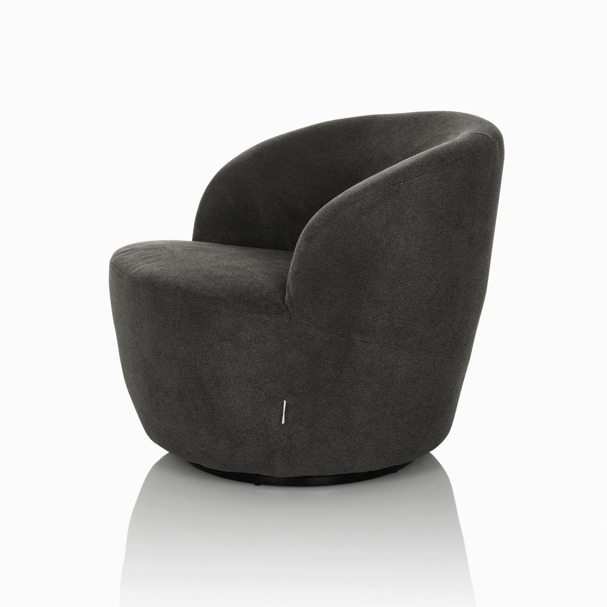LOUNGEFÅTÖLJ  - grå, Modern, textil (65/70/77cm) - MID.YOU