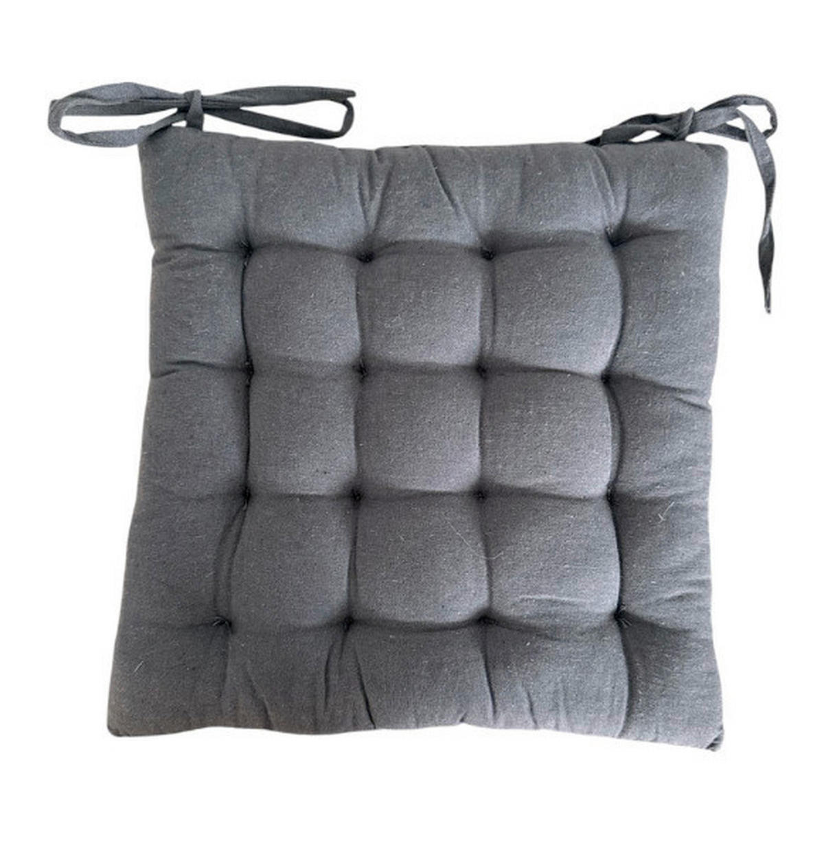 PODSEDÁK, 40/40 cm - světle šedá, Basics, textil (40/40cm) - Esposa