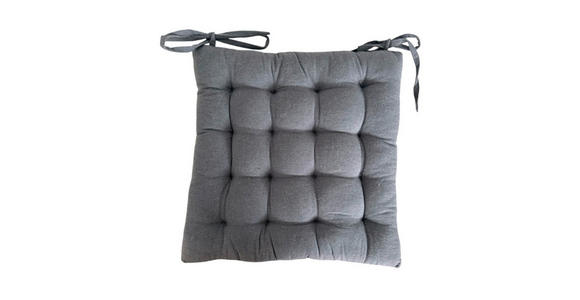 SITZKISSEN  40/40 cm   - Hellgrau, Basics, Textil (40/40cm) - Esposa