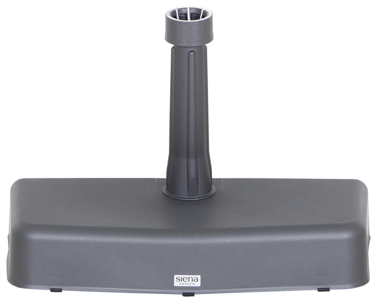 SONNENSCHIRMSTÄNDER Anthrazit  - Anthrazit, KONVENTIONELL, Kunststoff/Stein (50/9/25cm) - Siena Garden