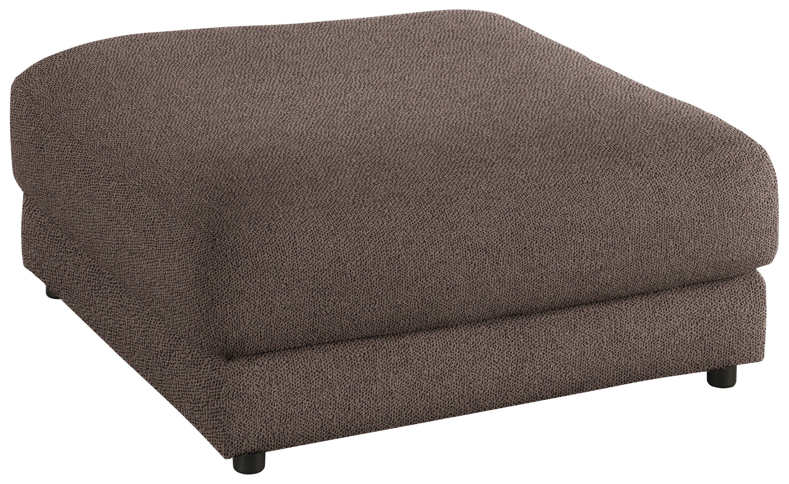 HOCKER in Textil Braun  - Schwarz/Braun, Design, Kunststoff/Textil (100/86/100cm) - Lomoco