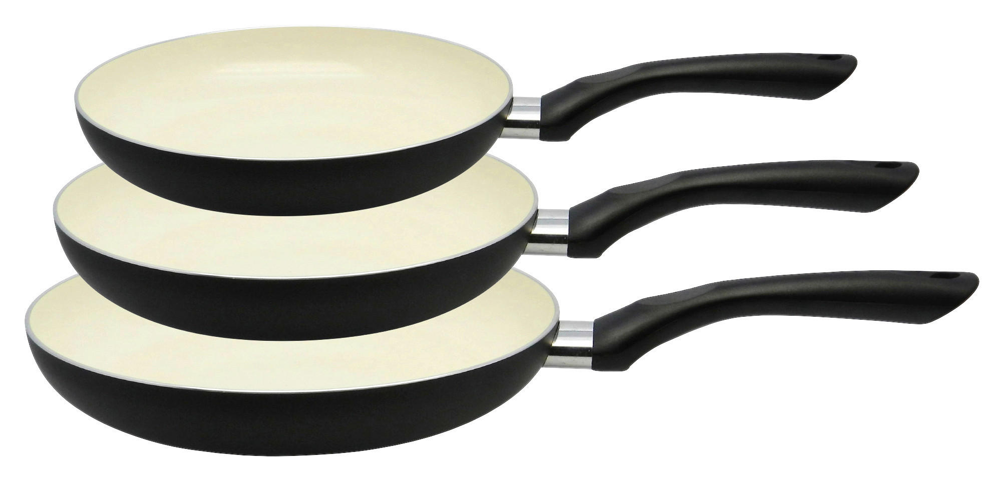 Pfannenset 3- Teilig Metall Ø 20/24/28 Cm