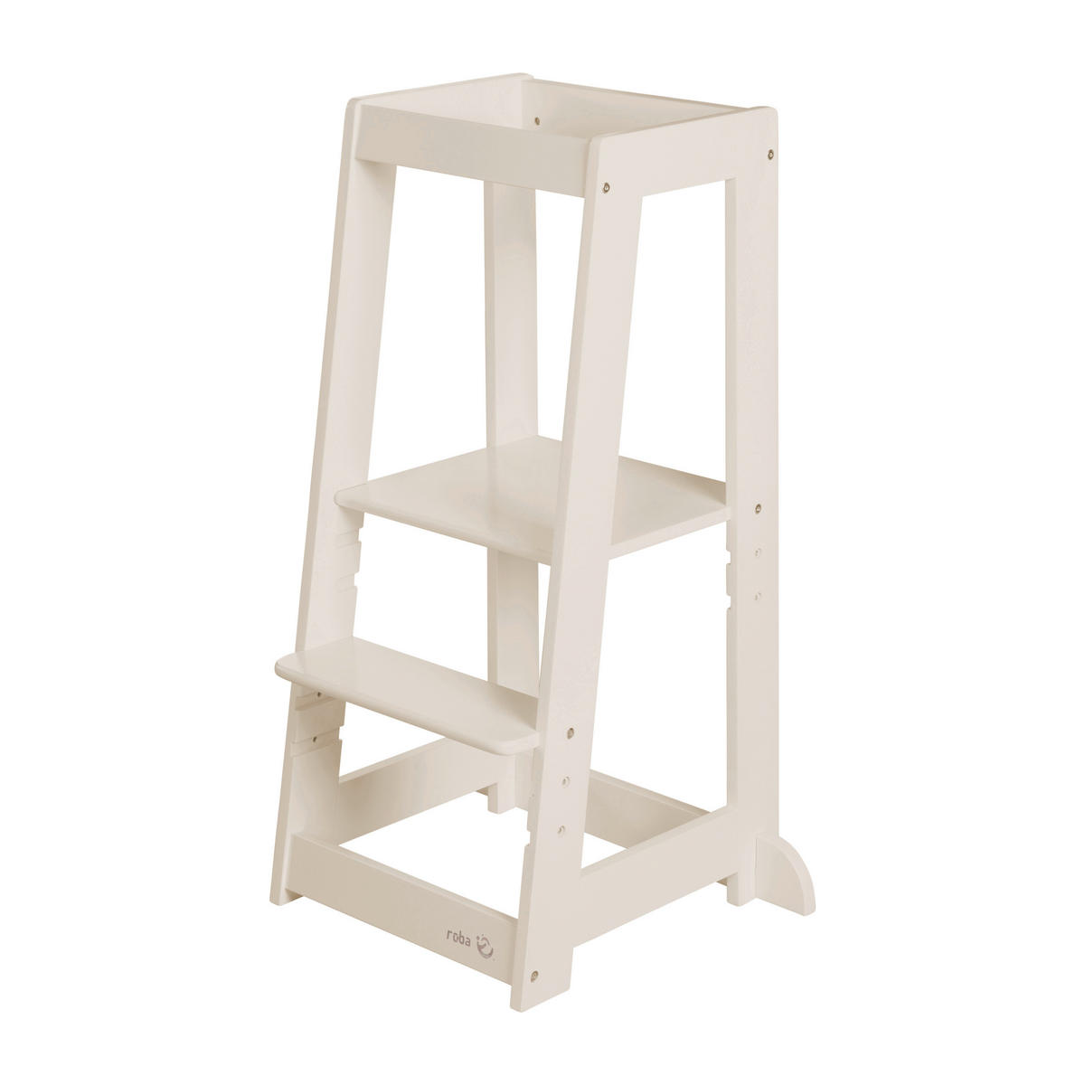 LERNTURM Monti Step  - Kaschmir, Basics, Holzwerkstoff (39,5/88/42cm) - Roba