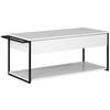 WASCHTISCHUNTERSCHRANK 107,5/43,5/47,5 cm  - Schwarz/Weiß, MODERN, Holzwerkstoff/Metall (107,5/43,5/47,5cm) - MID.YOU