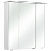 SPIEGELSCHRANK 67/71/23,5 cm  - Chromfarben/Weiß, KONVENTIONELL, Glas/Holzwerkstoff (67/71/23,5cm) - Pelipal