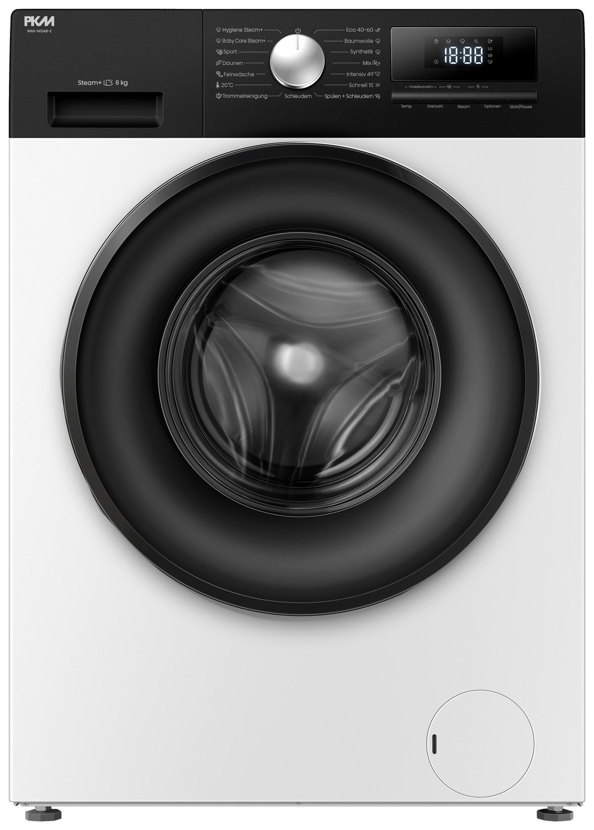 WASCHMASCHINE 30722  - Weiß, Trend, Metall (59,50/84,50/54,00cm) - PKM