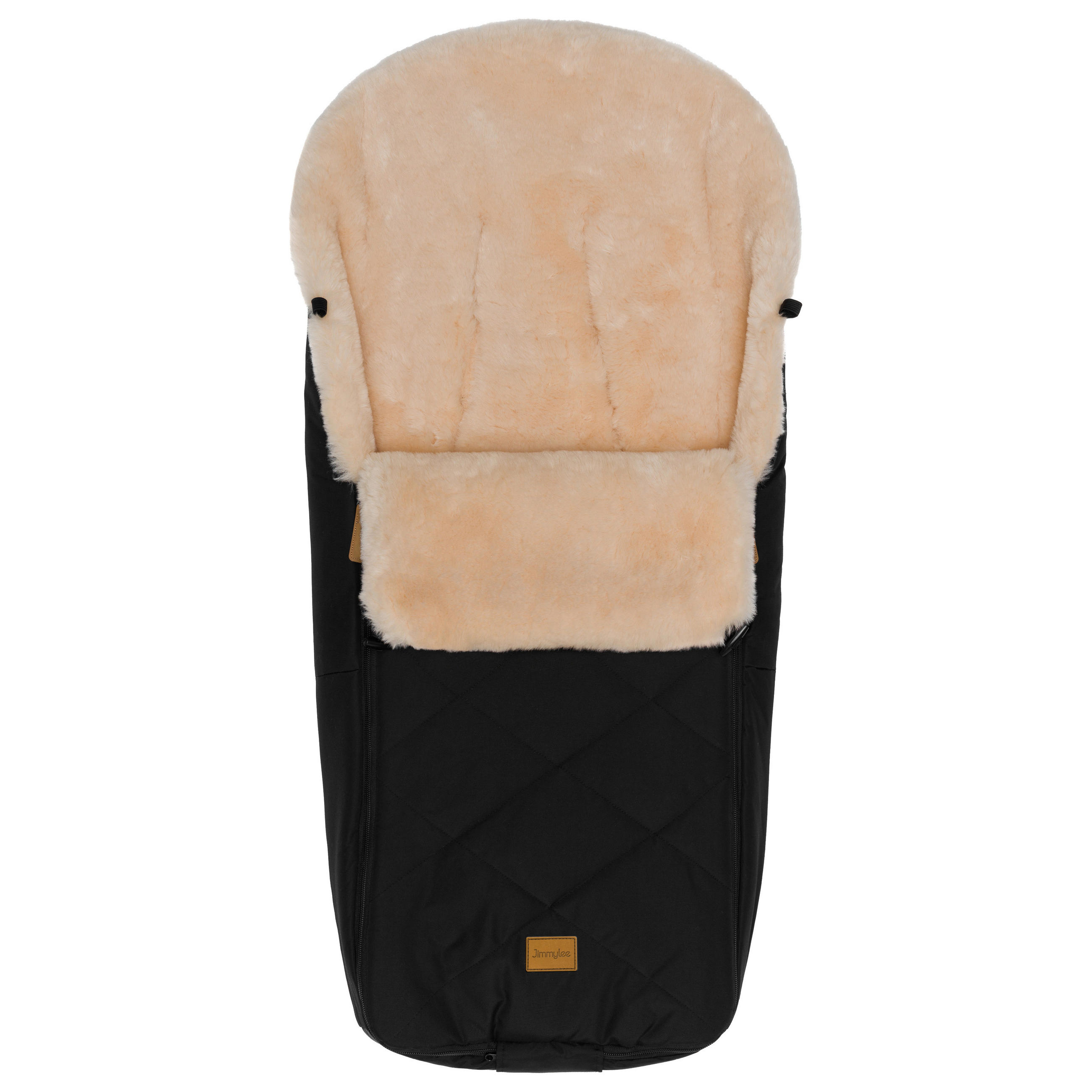 BUGGY-FUSSSACK Vegan  - Schwarz, Trend, Kunststoff/Textil (50/100cm) - Jimmylee