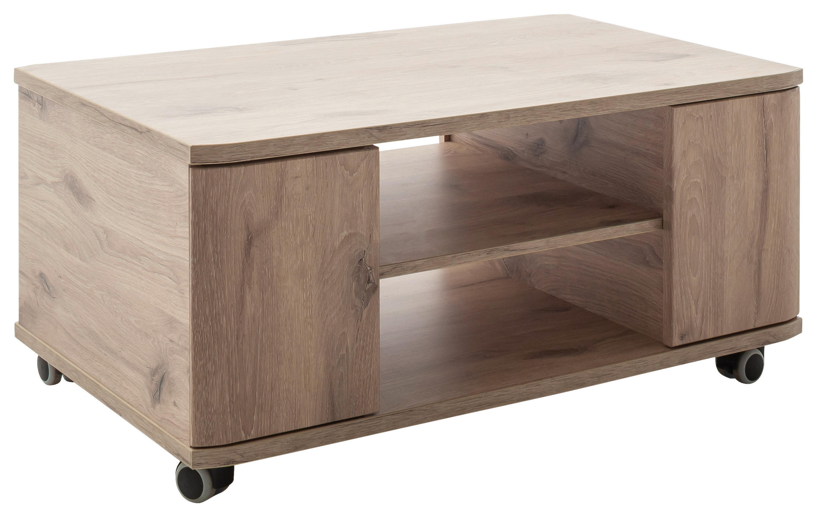 COUCHTISCH Holzwerkstoff 92/43/55 cm   - Eichefarben, Design, Holzwerkstoff (92/43/55cm) - MID.YOU