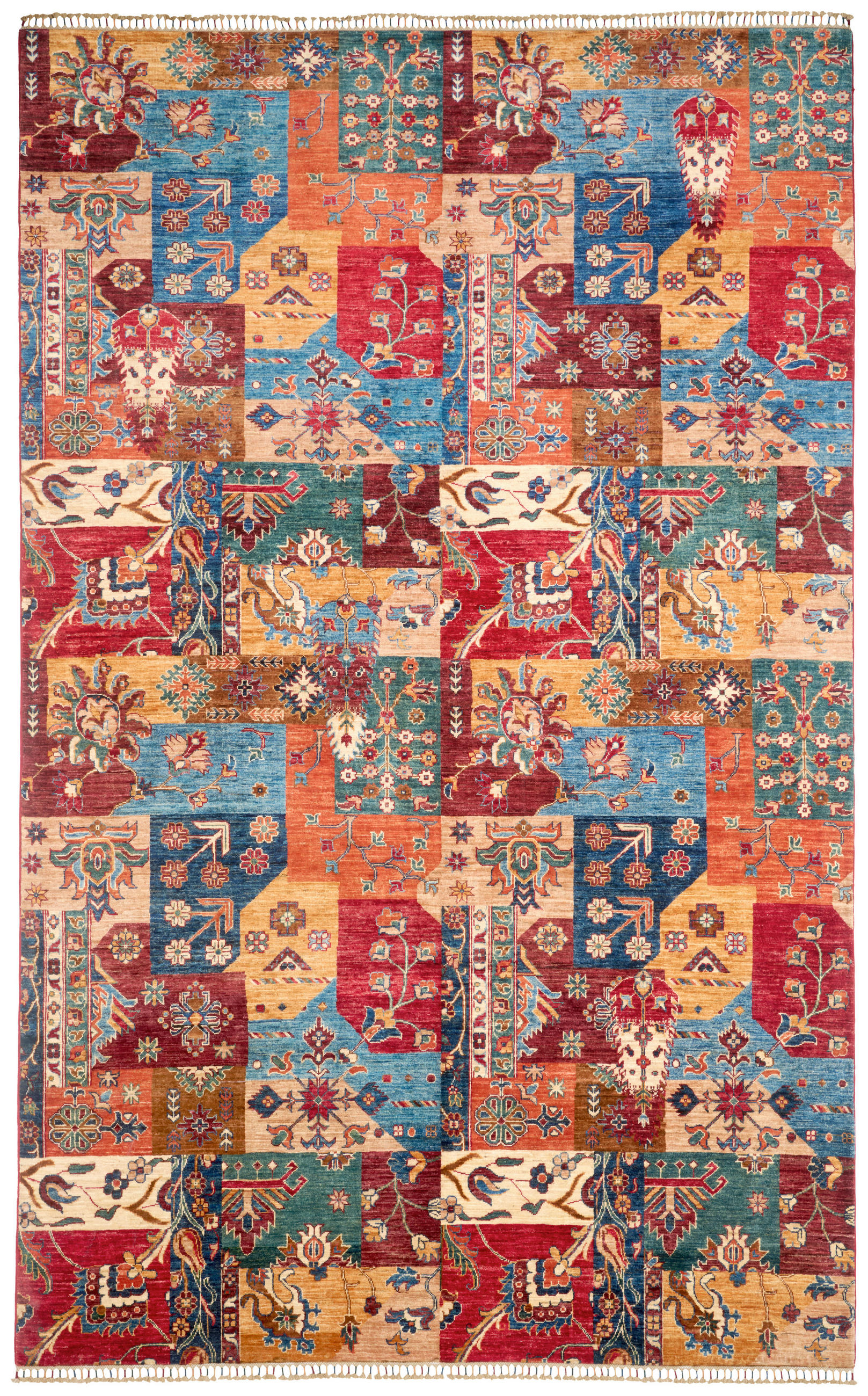 ORIENTTEPPICH 200/300 cm Ersari Patchwork Multicolor  - Multicolor, LIFESTYLE, Textil (200/300cm) - Cazaris