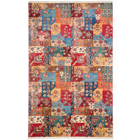 ORIENTTEPPICH 120/180 cm Ersari Patchwork Multicolor  - Multicolor, LIFESTYLE, Textil (120/180cm) - Cazaris