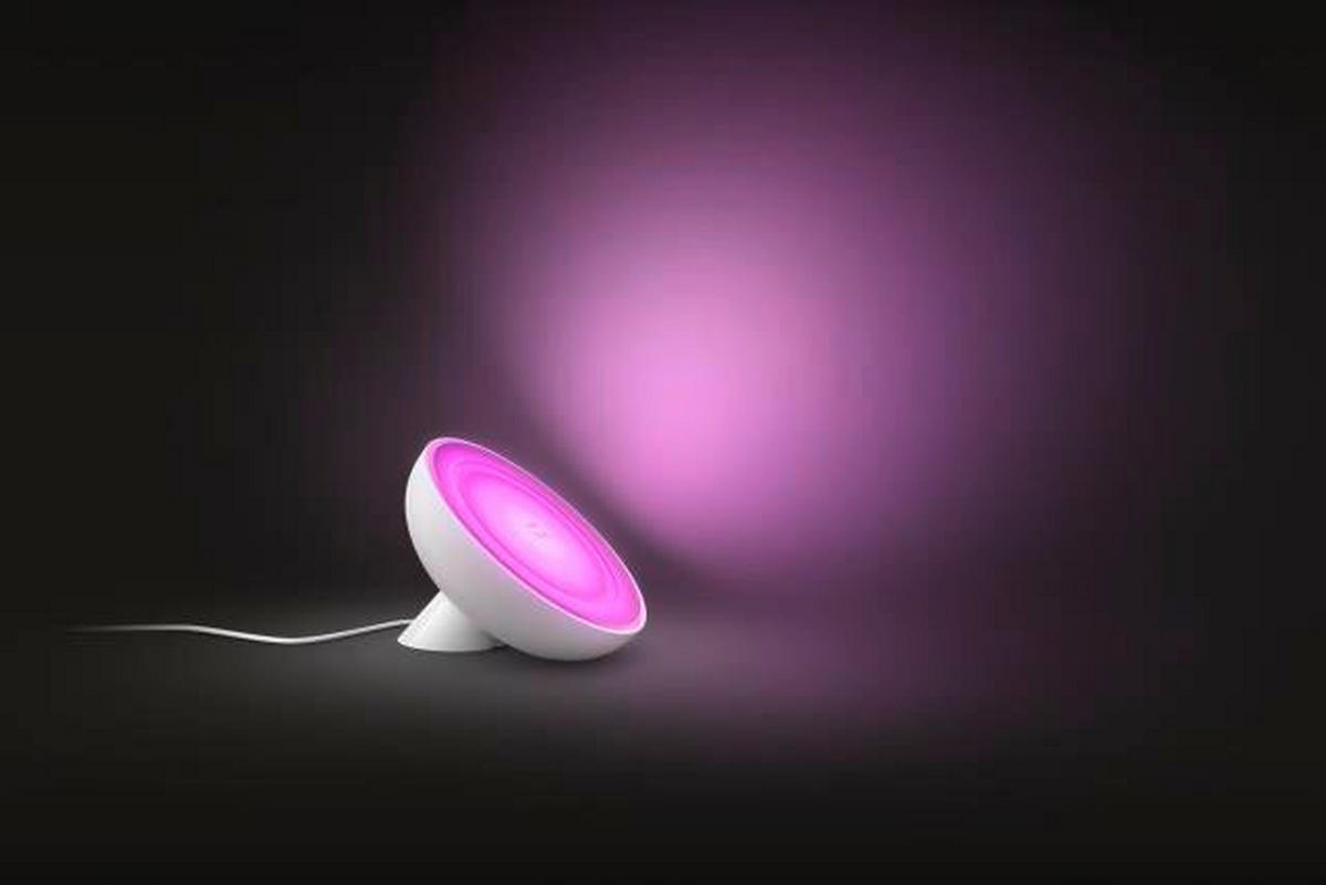 LED-TISCHLEUCHTE White Color Bloom 13/12,6 cm   - Weiß, Design, Kunststoff (13/12,6cm) - Philips HUE