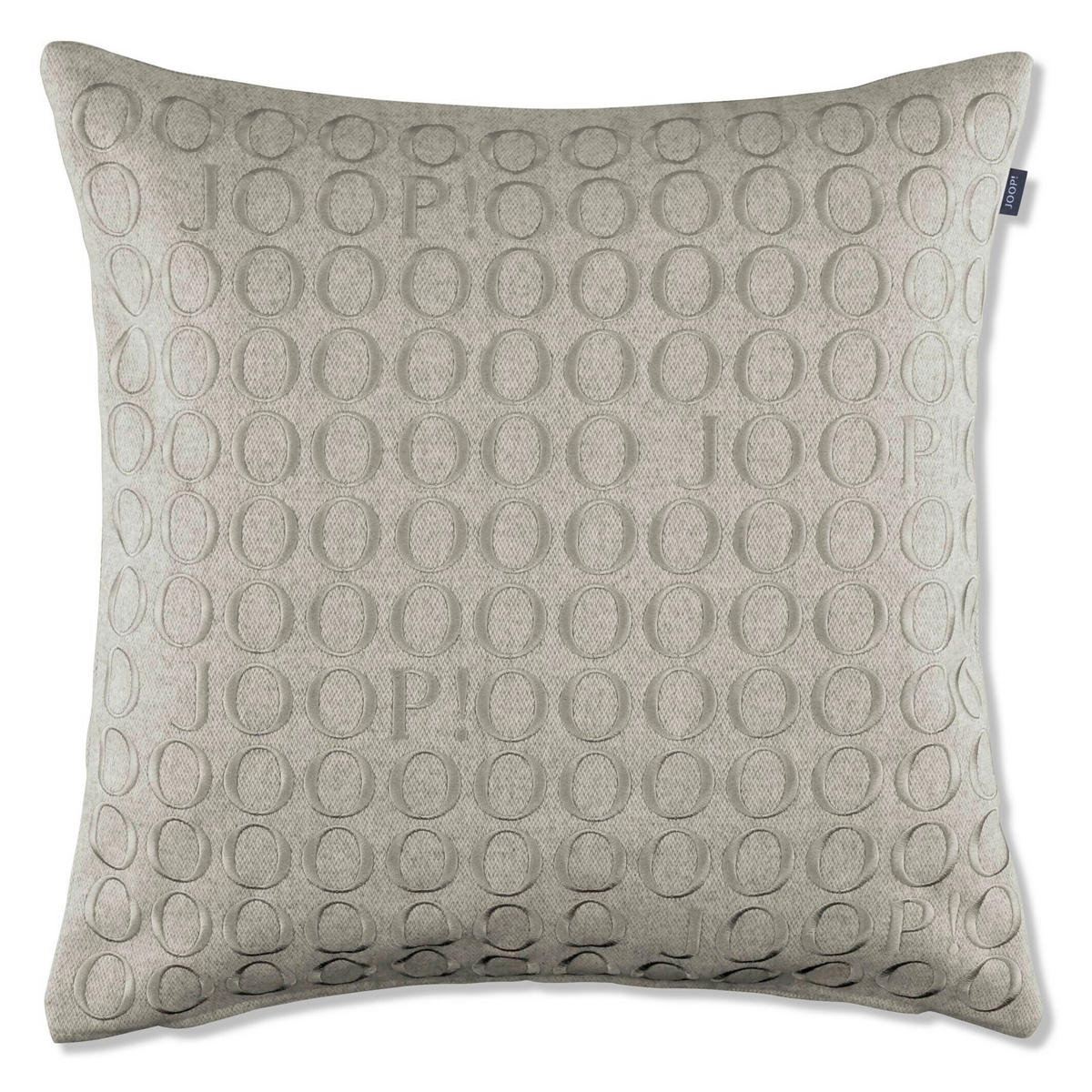 KISSENHÜLLE J! Fine Signature grau 50/50 cm  - Grau, Design, Textil (50/50cm) - Joop!