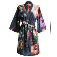 KIMONO FLEUR  - Blau, LIFESTYLE, Textil (Lnull) - Essenza