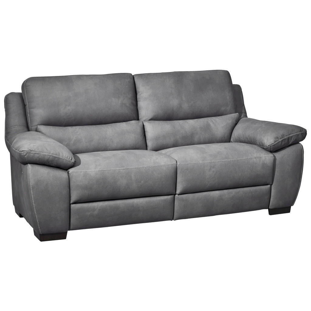 Thumbnail - Livetastic 2,5-Sitzer, Grau, Textil, 210x96x99 cm, Made in EU, Wohnzimmer, Sofas & Couches, Sofas, 2-Sitzer Sofas