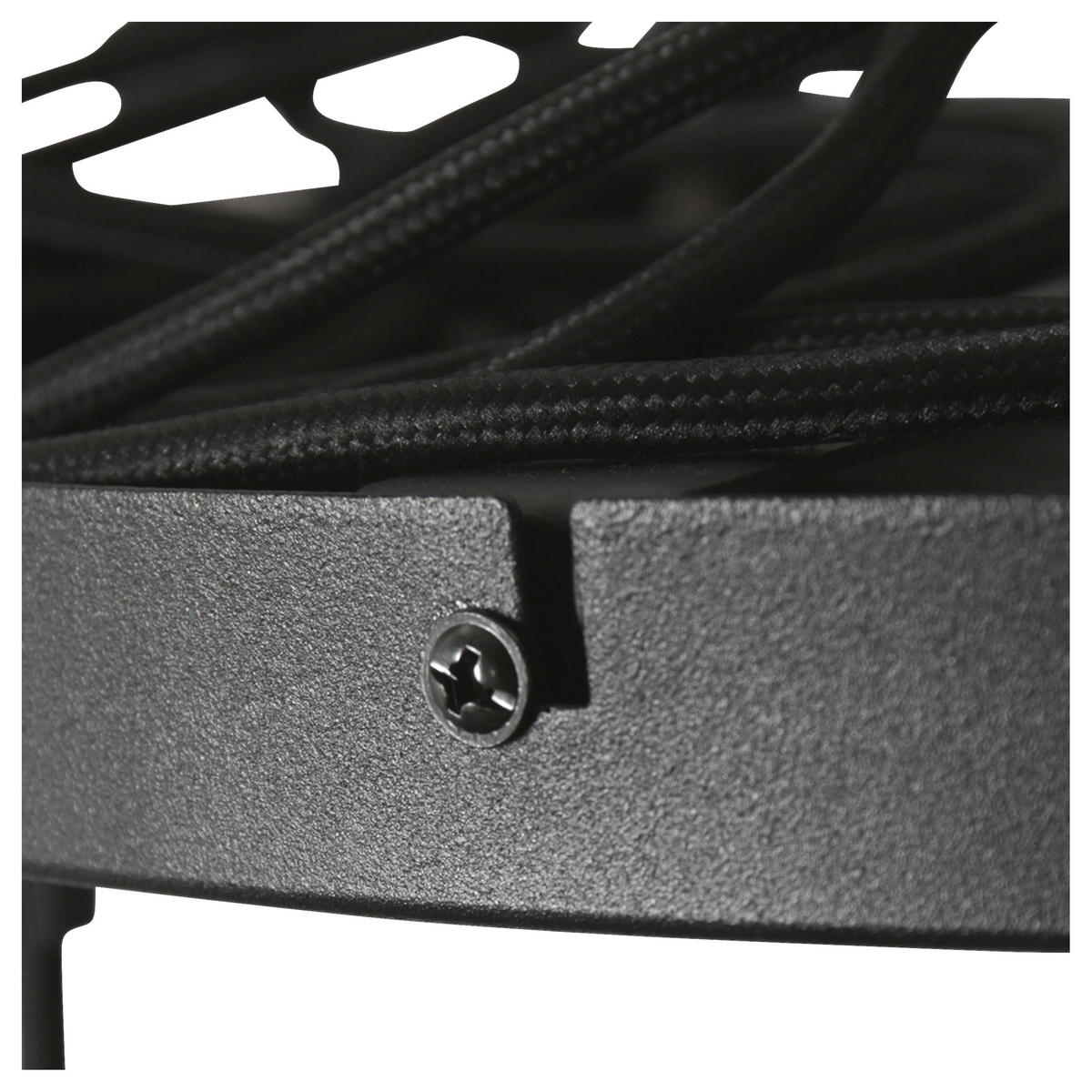 DECKENLEUCHTE 60/115-373/60 cm   - Schwarz, Trend, Glas/Metall (60/115-373/60cm)