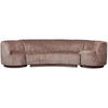 BIGSOFA Chenille Taupe  - Taupe, Design, Textil (290/72/97cm) - Livetastic
