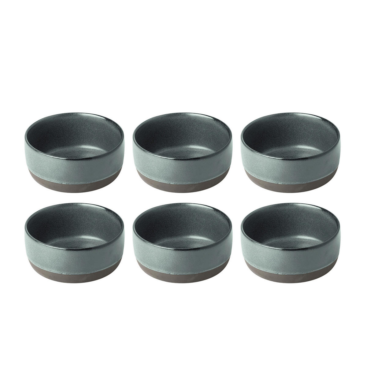 SCHÜSSELSET 6-teilig RAW   - Grün, Basics, Keramik (13,5/6cm) - Aida