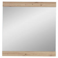 WANDSPIEGEL 84/86/2 cm    - Eichefarben, Design, Glas/Holzwerkstoff (84/86/2cm) - Voleo