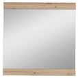 WANDSPIEGEL 84/86/2 cm    - Eichefarben, Design, Glas/Holzwerkstoff (84/86/2cm) - Voleo