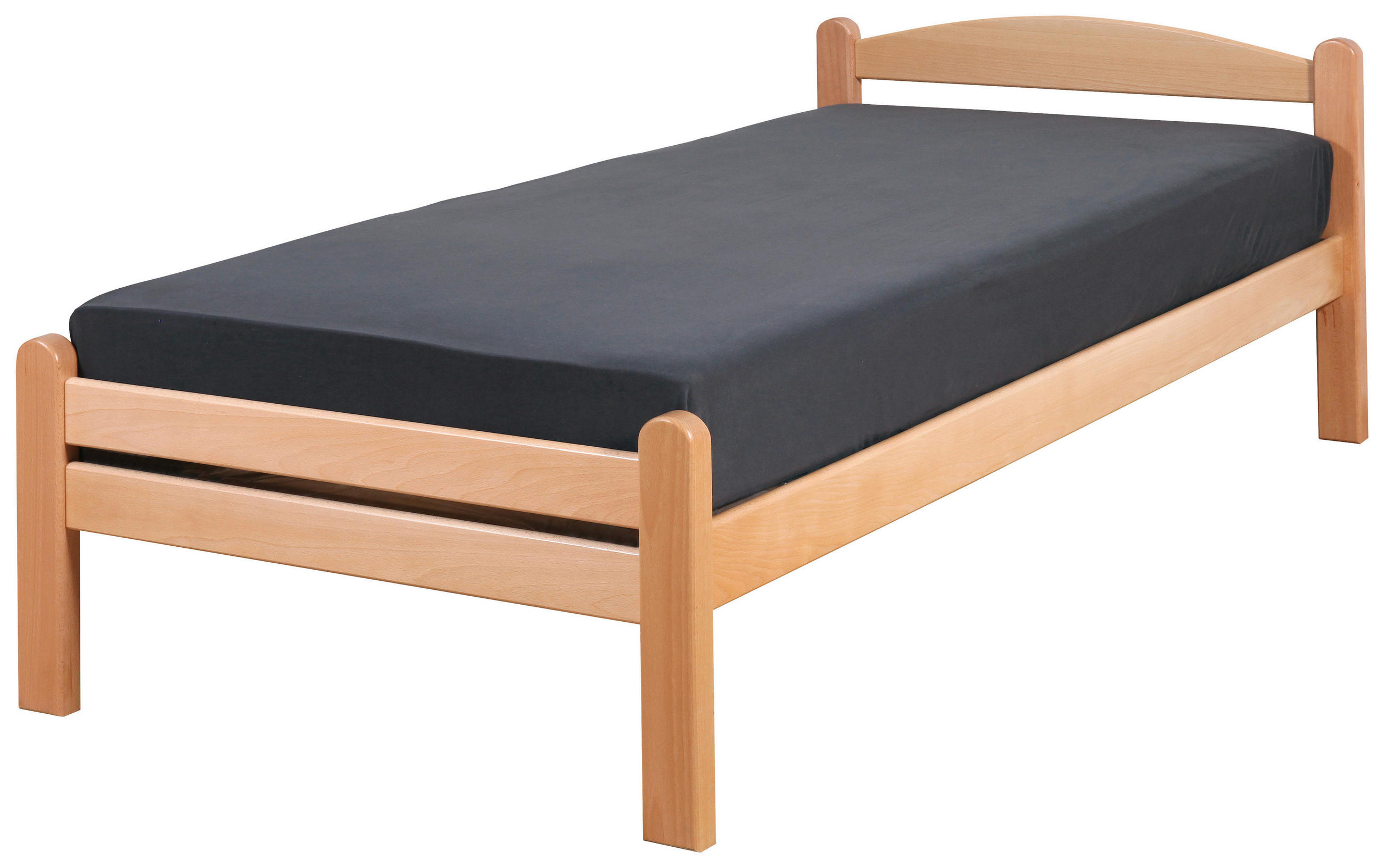 POSTELJA   x  , les barve bukve  - barve bukve, Konvencionalno, les (90/200cm) - Linea Natura