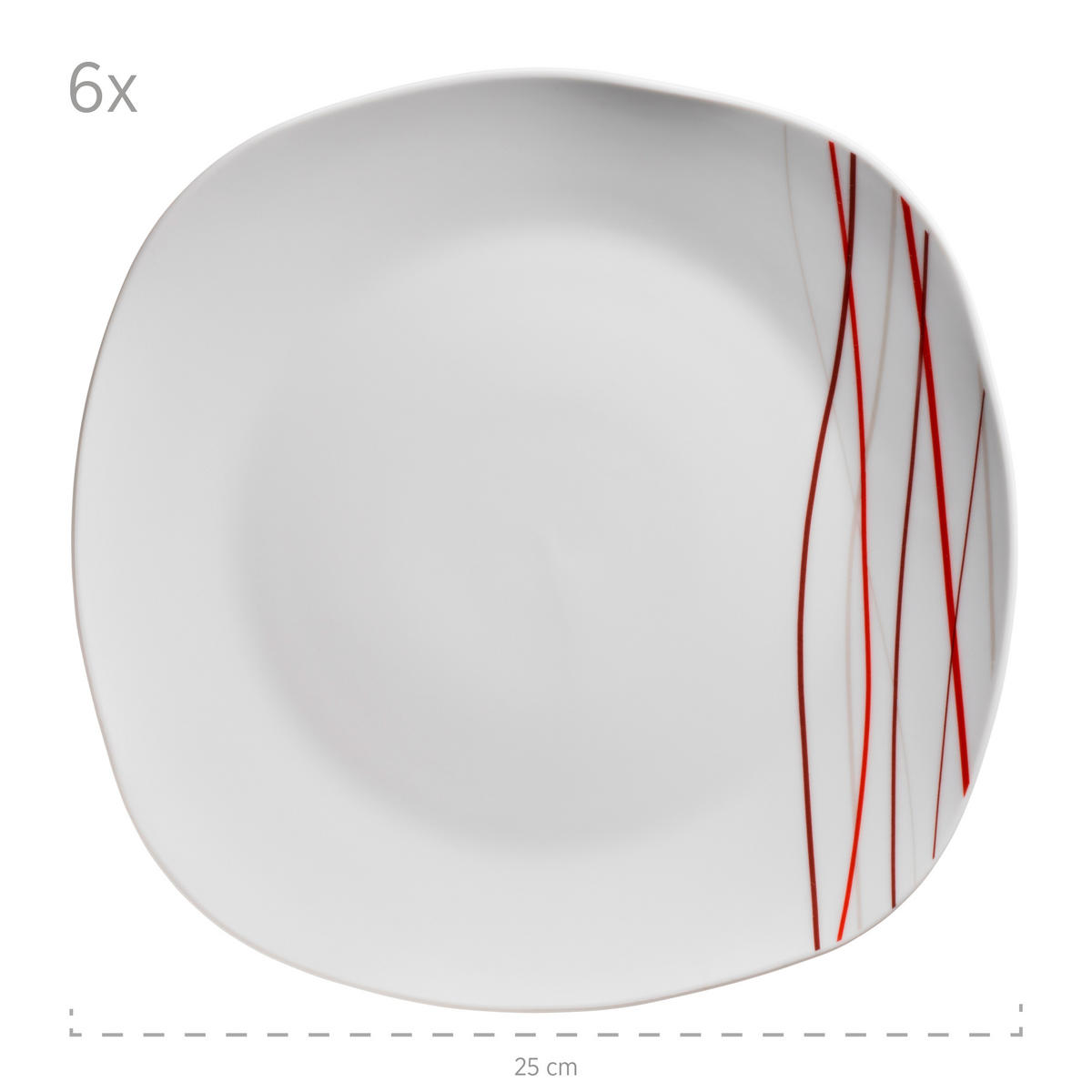 TAFELSERVICE 18-teilig  - Weiss, Basics, Keramik - Mäser