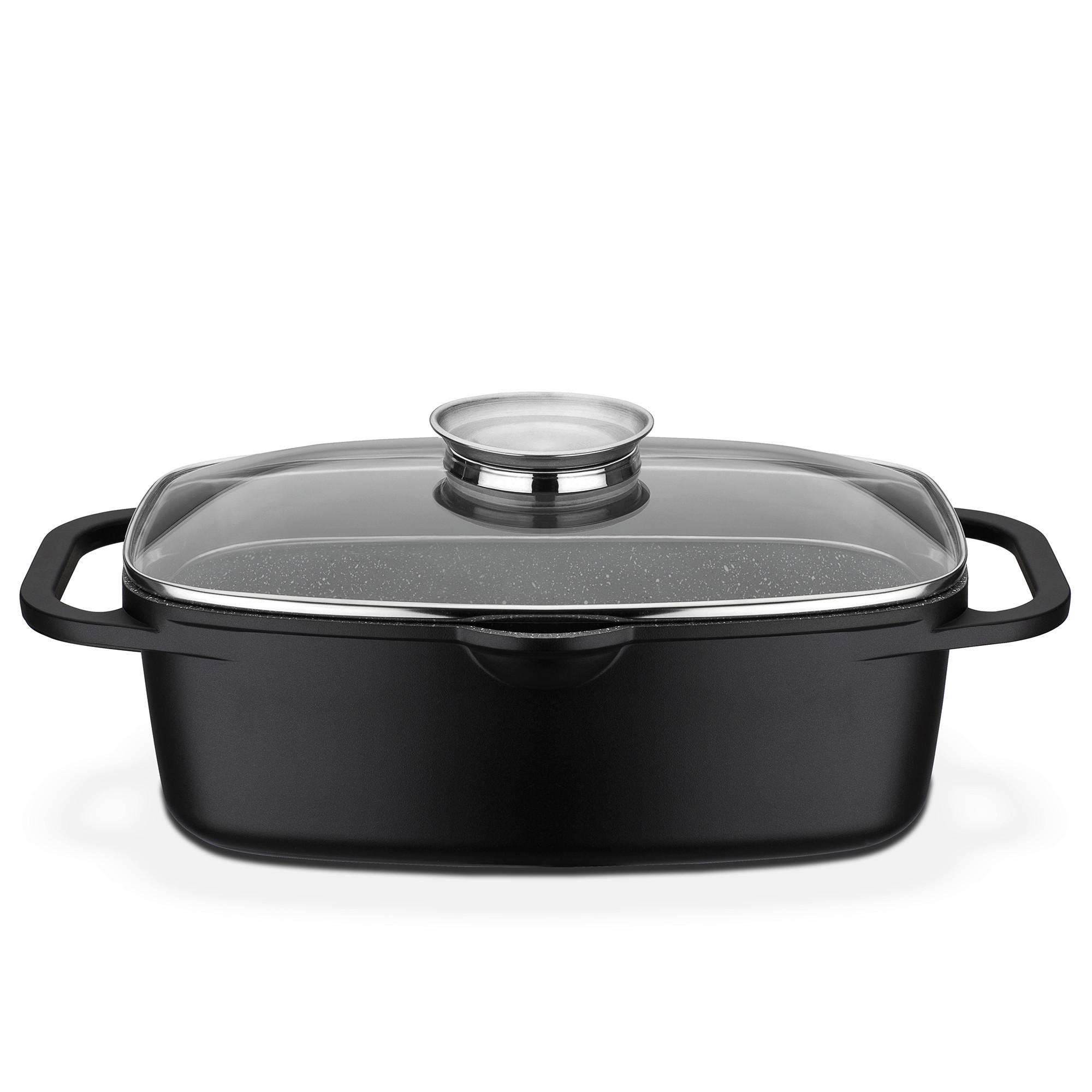 BRÄTER GOURMET GRANIT 6 L  - Schwarz, Basics, Metall (21/33cm) - GSW