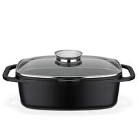 BRÄTER GOURMET GRANIT 6 L  - Schwarz, Basics, Metall (21/33cm) - GSW
