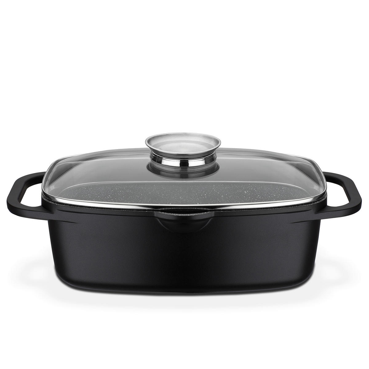 BRÄTER GOURMET GRANIT 6 L  - Schwarz, Basics, Metall (21/33cm) - GSW