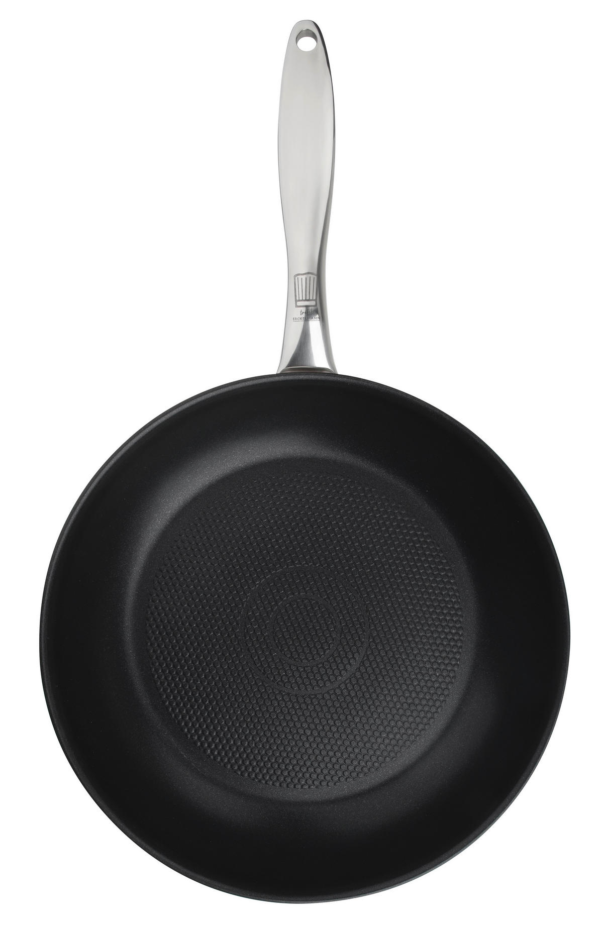 Tigaie Pentru Prăjit 28 cm  - argintiu/negru, Design, metal (28cm) - Chefkoch+Fackelmann