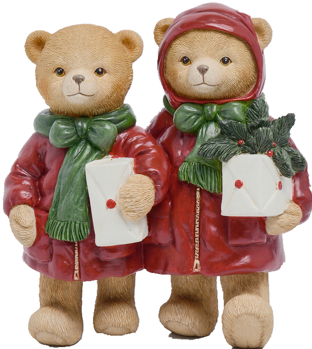 DEKORAČNÝ MEDVEĎ - hnedá/biela, Lifestyle, plast (13/14,2/7,2cm) - X-Mas