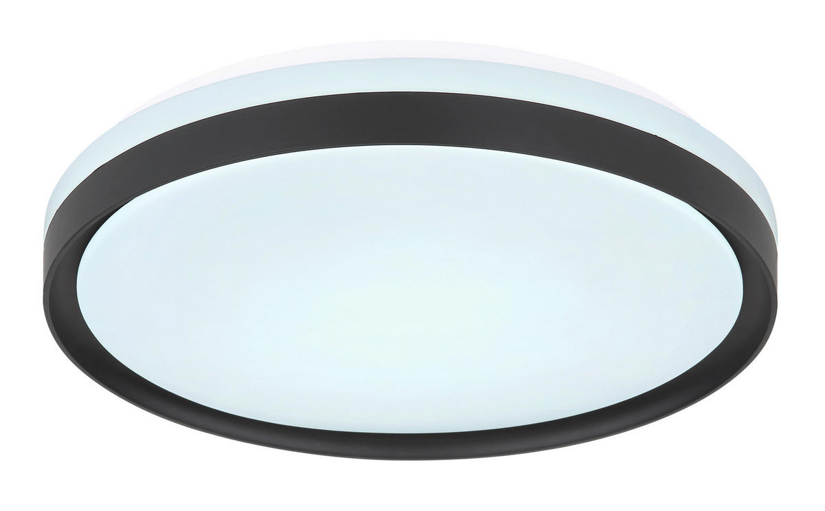 LED-DECKENLEUCHTE 18 W  39/8 cm    - Weiss/Opal, Design, Kunststoff/Metall (39/8cm) - Globo
