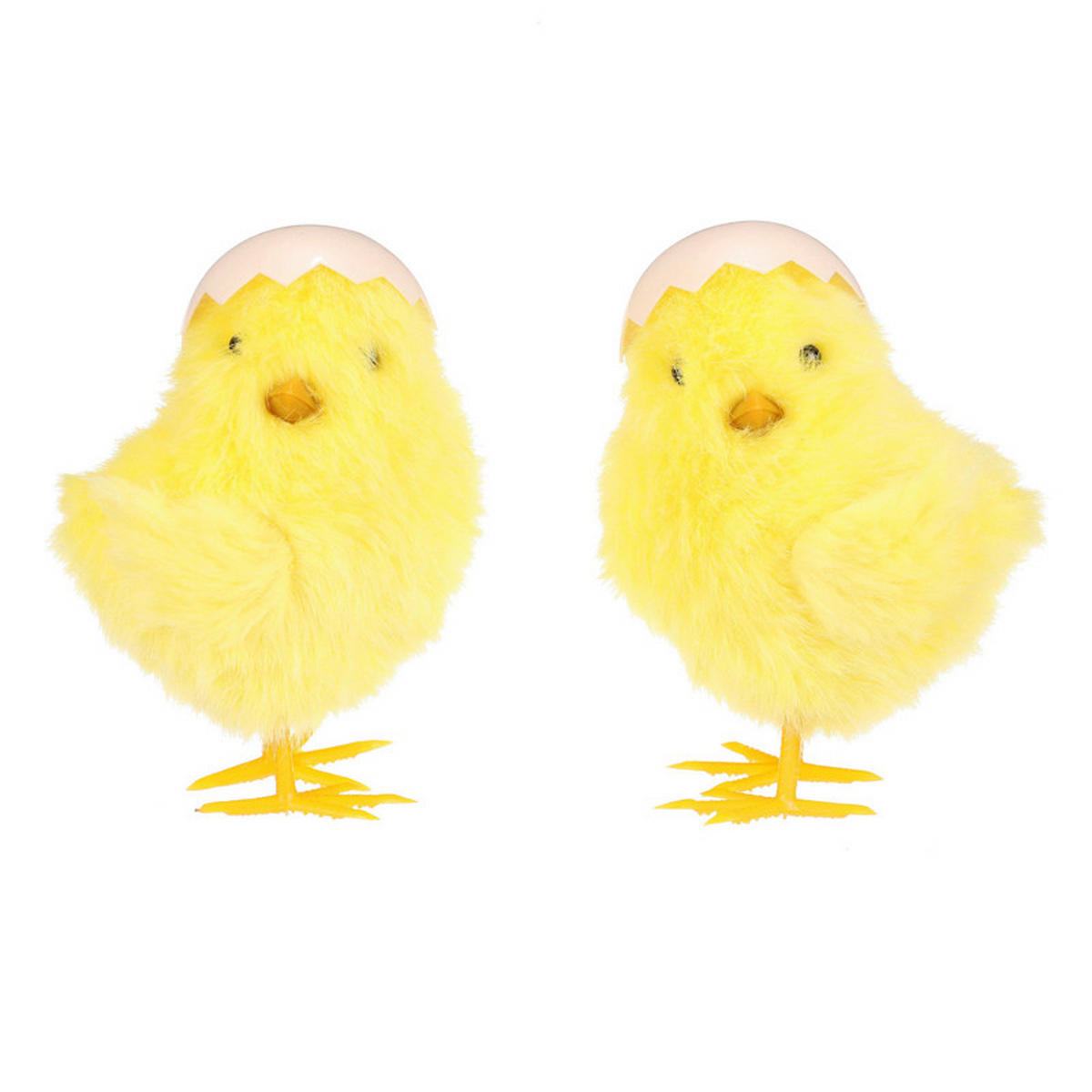 DEKORAČNÍ ZVÍŘÁTKO - žlutá, Basics, textil (8/12/6cm)