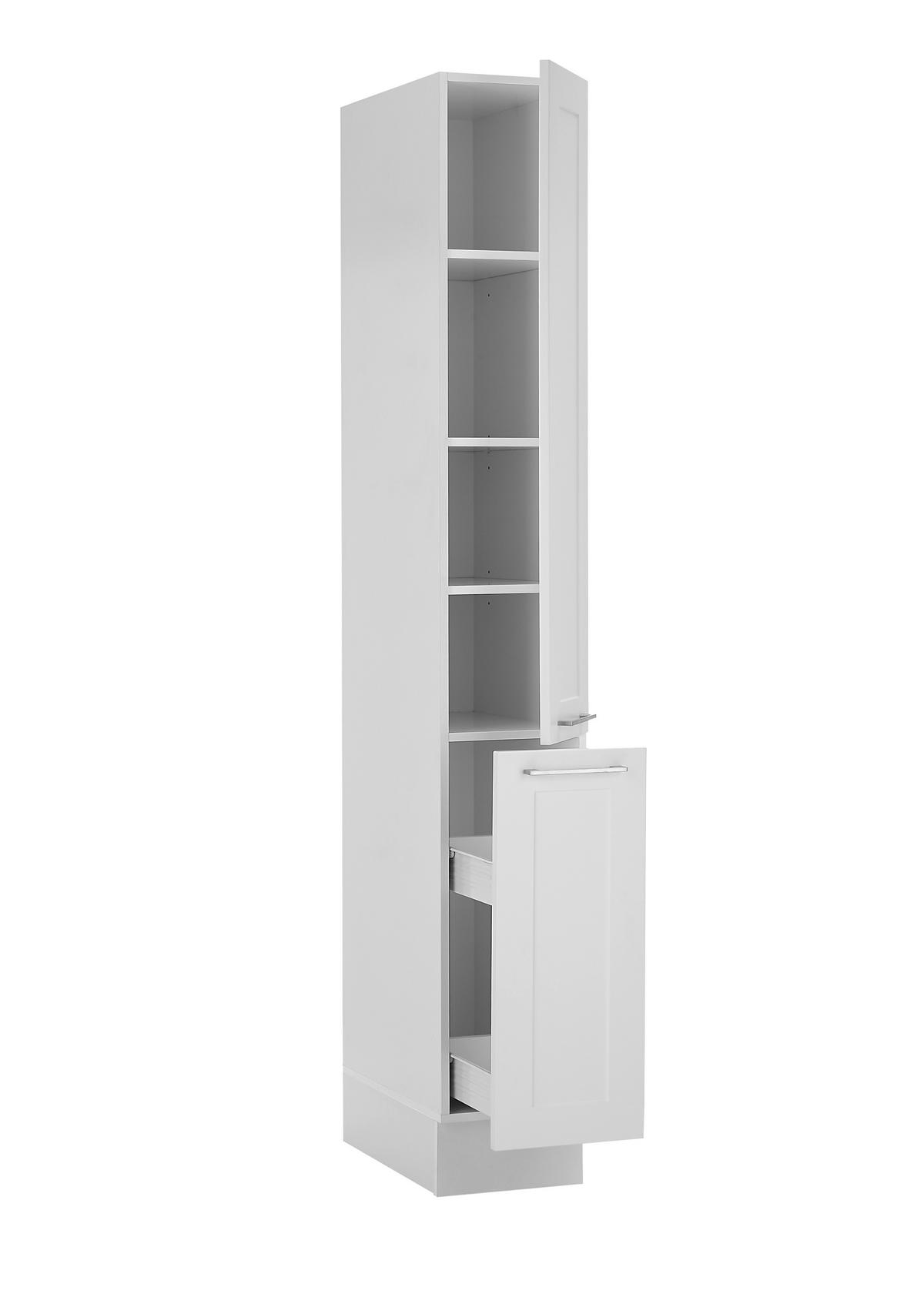 ELEMENT NA IZVLAČENJE    - bijela/boje kroma, Design, drvni materijal/metal (30/211/57cm) - MID.YOU