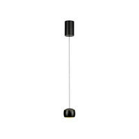 LED-Hängeleuche Ballini 10/10/67-220 cm   - Schwarz, Design, Glas/Kunststoff (10/10/67-220cm)