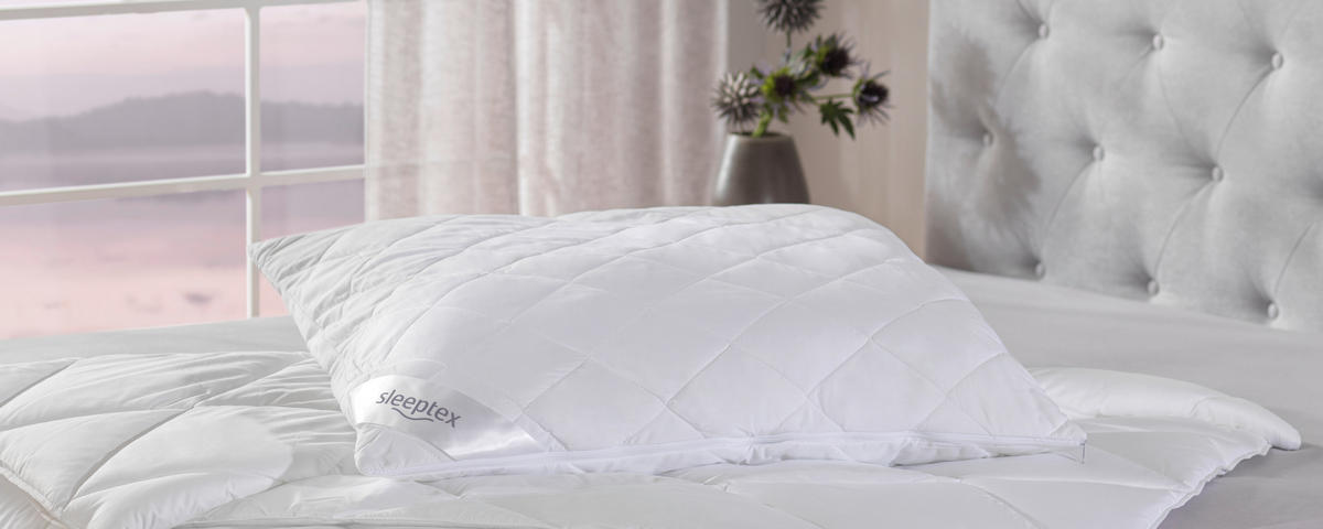 KOPFKISSEN  Oviedo  80/80 cm       - Weiß, Basics, Textil (80/80cm) - Sleeptex