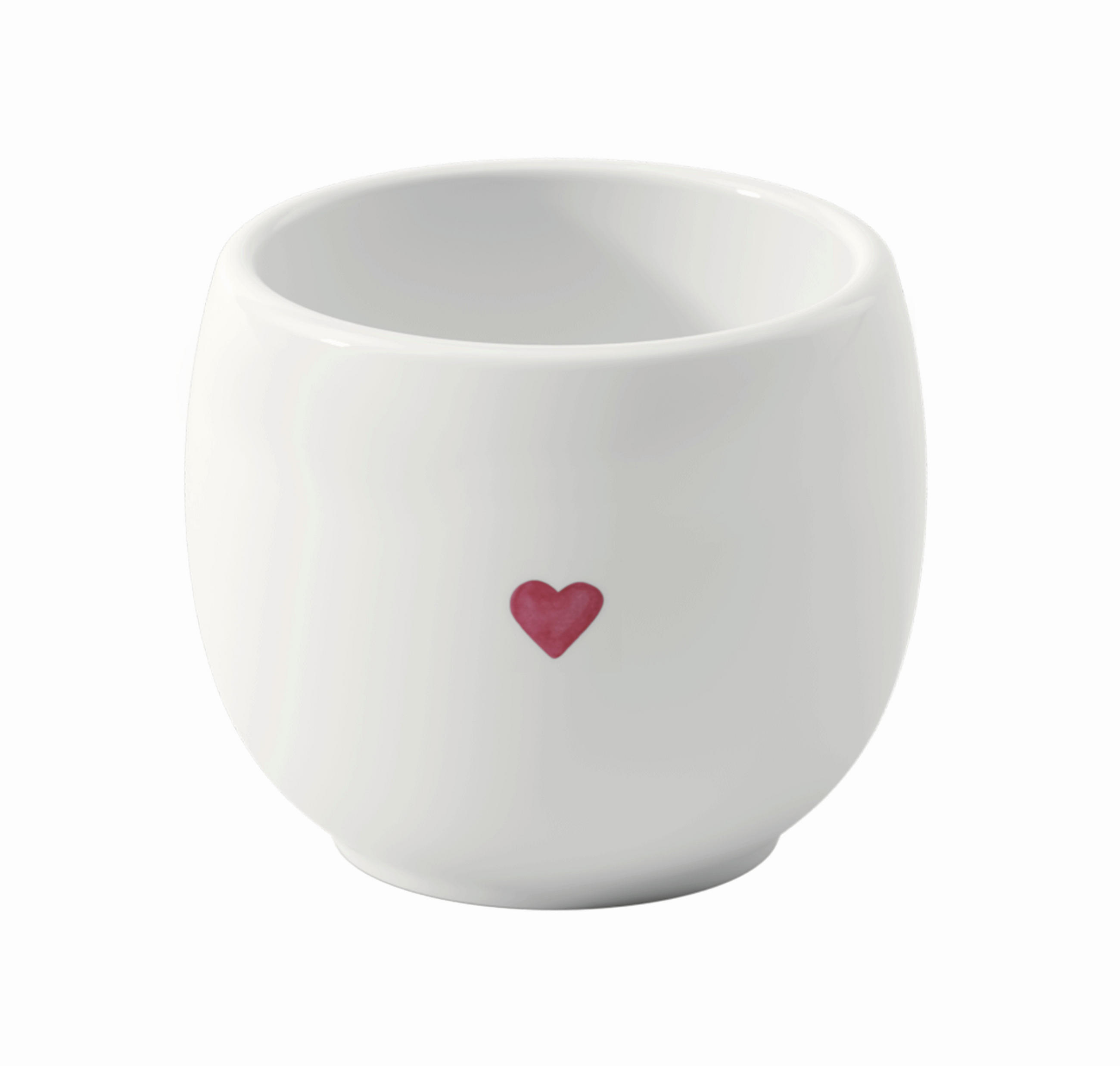 EIERBECHER With Love Keramik  - Rot/Weiß, KONVENTIONELL, Keramik (5,30/5,30/4,40cm) - Villeroy & Boch