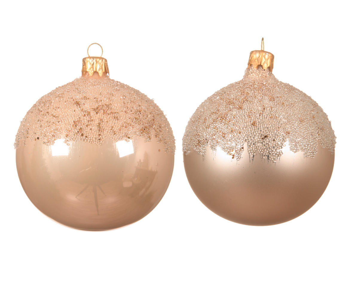 Glob Xmassale - Basics, sticlă (8cm)